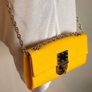 Badgley Mischka Saffiano Leather Handbag